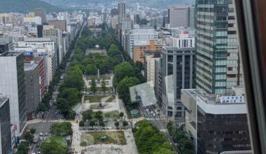 A summer view from the Sapporo TV-Tower