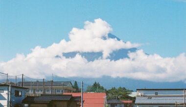 Fuji Hiding in the Clouds [OC]