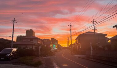 Post-Typhoon Sunset in Aichi