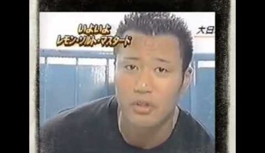 Honma's real voice from his BJW days.