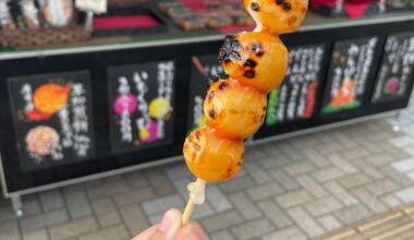 Ate dango at Mitsui Outlet Park