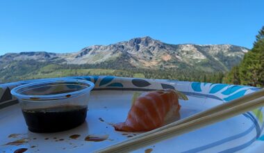 made sushi for my dad's funeral. his all time favorite food was sake nigiri with lemon sliced thinly. rest in peace.