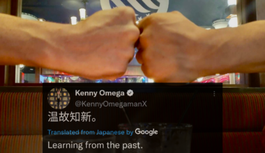 "Learning From The Past" - Kenny Omega