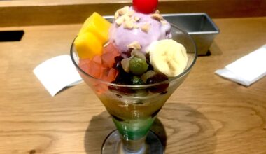 Japanese-style parfait