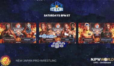 New NJPW Strong Sat Tonight 8pmE