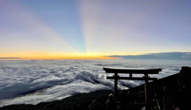 Mt Fuji Sunrise This Morning