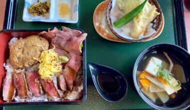 Lunch at the Kita Kumamoto service area