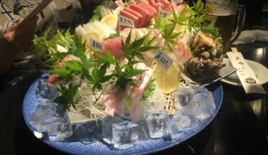 Assorted Sashimi in Yamaka, Kanagawa Pref.