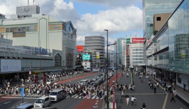 Shinjuku cloudy day