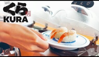 Kura Sushi in Japan / Conveyor belt sushi restaurant