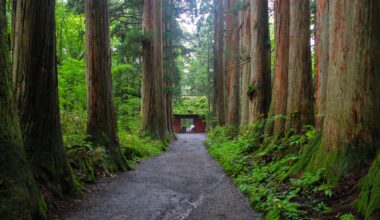 Visiting Togakushi Shrine, two years ago today (Nagano-ken)