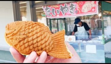 Japanese street food - TAIYAKI