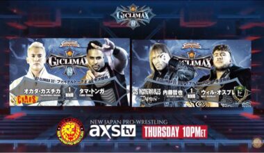 NJPW on AXS TV Thursday G1 Climax 32 Semifinals