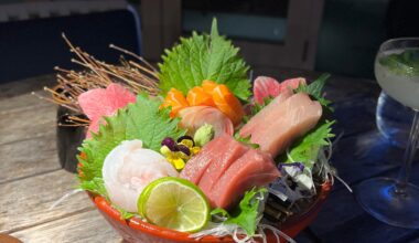 Beautiful sashimi at Azabu in SoBe