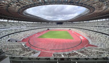 Inside the Tokyo Olympic Stadium