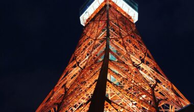 A night walk at Tokyo Tower