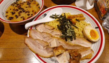 Tsukemen at Tonchin in Ikebukuro, Tokyo