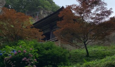 Yamadera, the mountain shrine. Yamagata prefecture