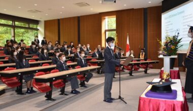 Inaugural students enter int'l boarding school in central Japan - The Mainich