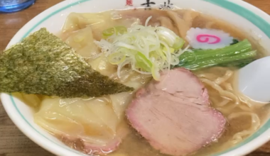 “Shinasoba” shoyu ramen at Kiccho in Oimachi (Tokyo)