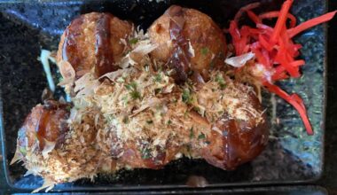 Takoyaki is my favorite snack