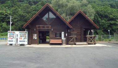 The tiny train station of Fukuroda near Daigo in Ibaraki Prefecture. In 2019, the last year statistics are available, the station served 59 people a day on the JR Suigun line.