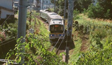 Train Through Fujiyoshida [OC]