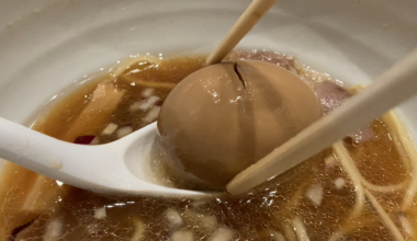 A+ ramen egg porn right here (Suzuran, Shinjuku)