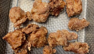 I made Chicken Karaage.