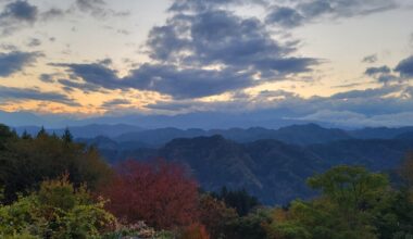 Japanese Alps in autumn