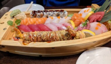 Sushi boat for 2!