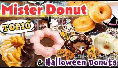 Mister Donut in Japan! Top 10 & Halloween Donuts