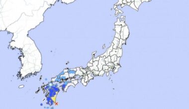 M5.8 quake jolts southwestern Japan, no tsunami warning issued