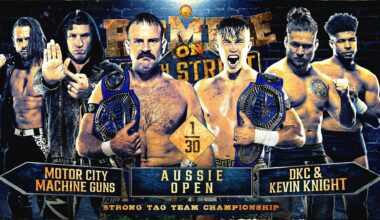 More matches for Rumble on 44th Street, including STRONG Tag Title Defense and US Debut of House of Torture