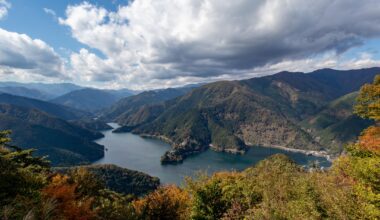 Lake Okutama, Tokyo.