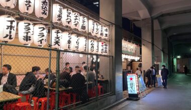 Izakaya after work in Tokyo