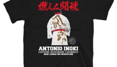 Antonio Inoki “Lifetime Honorary Chairman” shirt now available on Global Shop