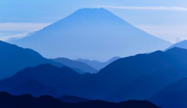 Recent photo of Fuji-San from Mt. Takao.