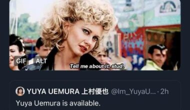 Interesting twitter interaction between Yuya Uemura and Karl Fredricks