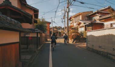 Did an Airbnb guided tour cycling the back streets of Kyoto. Possibly one of my fondiest memories when visiting Japan. (OC)