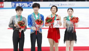 Uno, Sakamoto lead host to Japan Open win