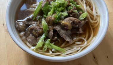 Niku udon, simple and delicious