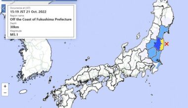 M5.1 quake shakes Fukushima, no tsunami warning issued