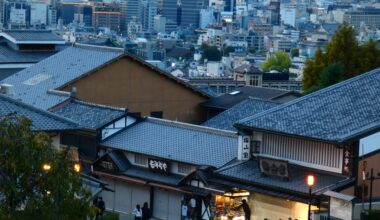 Kyoto viewed from the Kiyomizu Temple