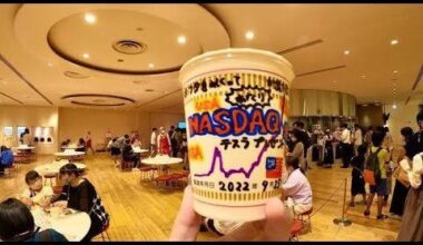 Can you get a TESLA with NASDAQ noodles?(cupnoodles museum)