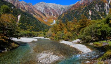 The view from Kappa Bridge in Kamikōchi, two years ago today (Nagano-ken)