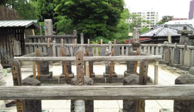 Graves of the 47 Ronin located at Sengaku-ji near Shinagawa train station.