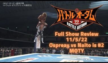 My NJPW Battle Autumn Night 16 Review: #2 Match of the Year