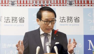 Japan justice minister under fire for gaffe on death penalty