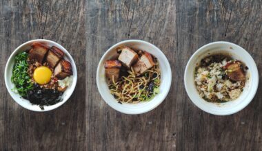 three stages of mazesoba